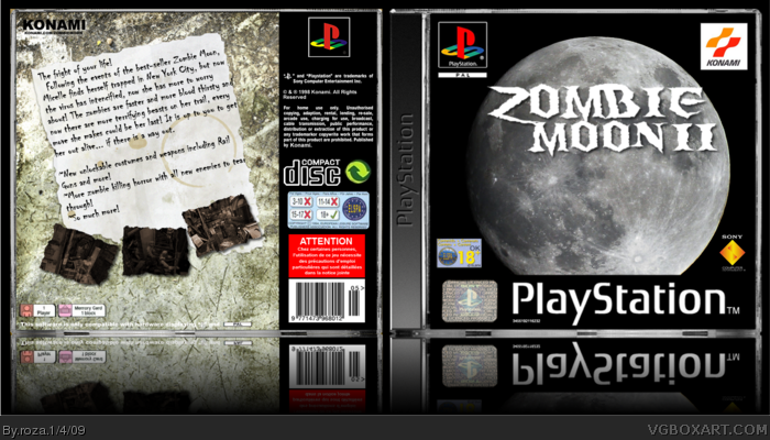 Zombie Moon II box art cover