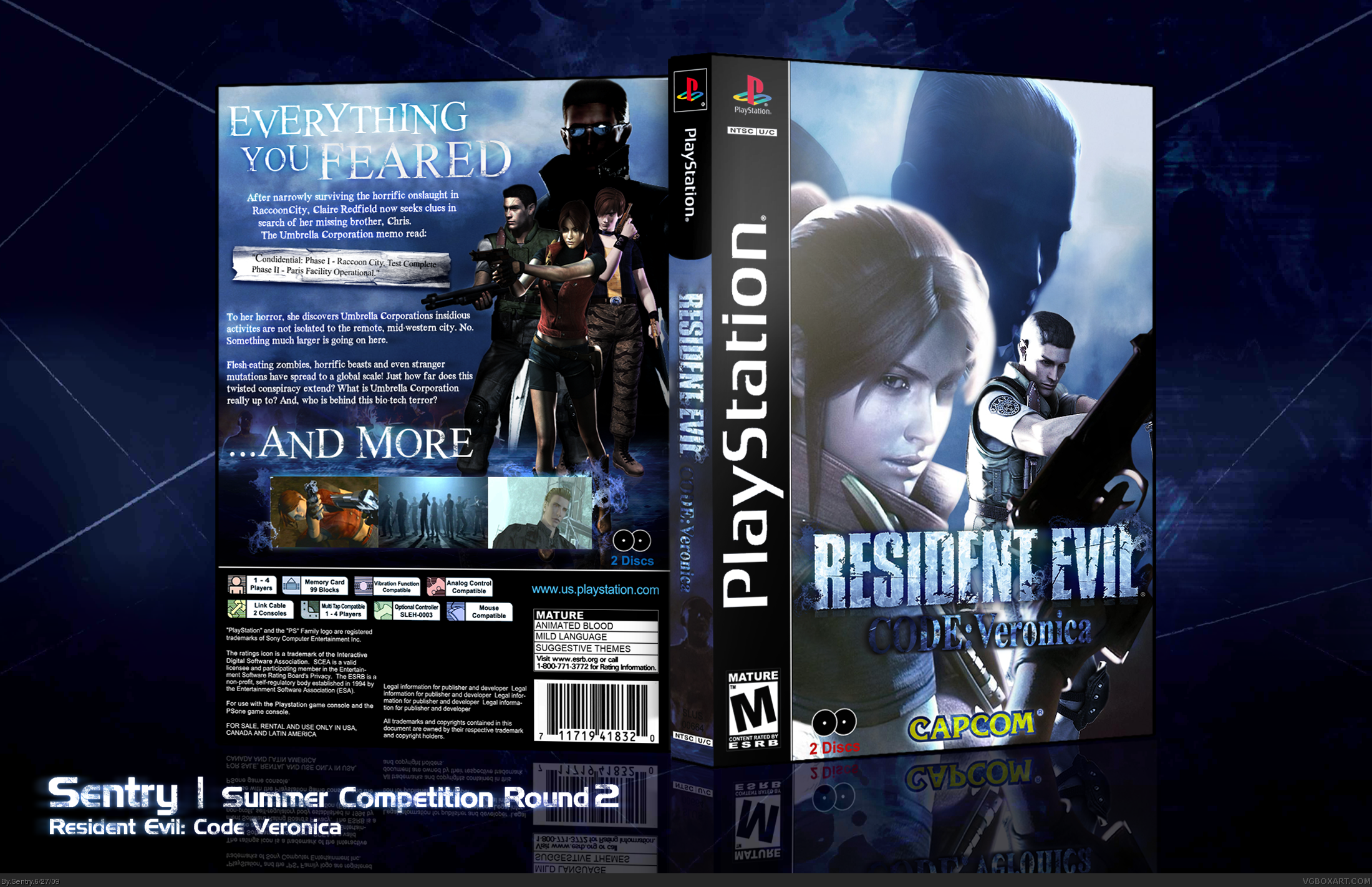 Resident Evil Code: Veronica box cover