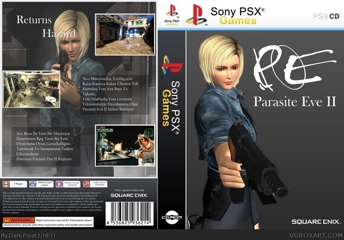 Parasite Eve II 2 Squaresoft PlayStation PS2 videogame two-page magazine ad