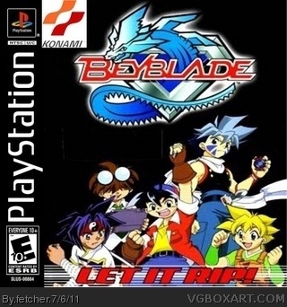 Beyblade it Rip! PlayStation Box Art Cover by