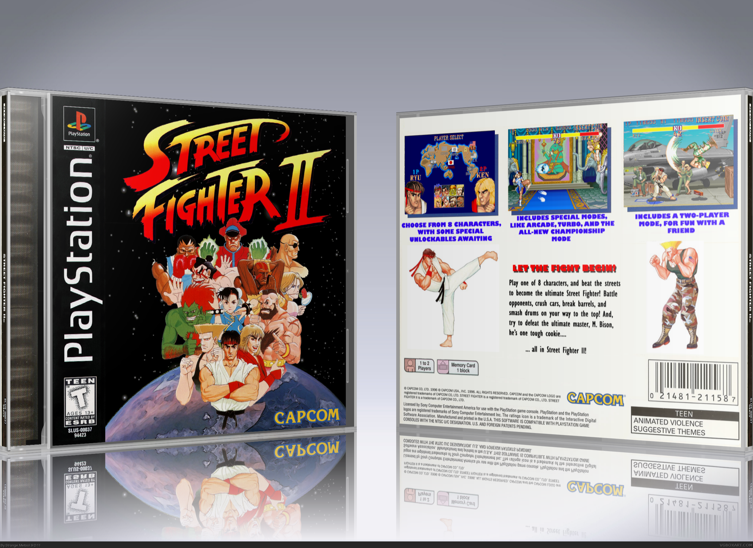 Street Fighter II box cover