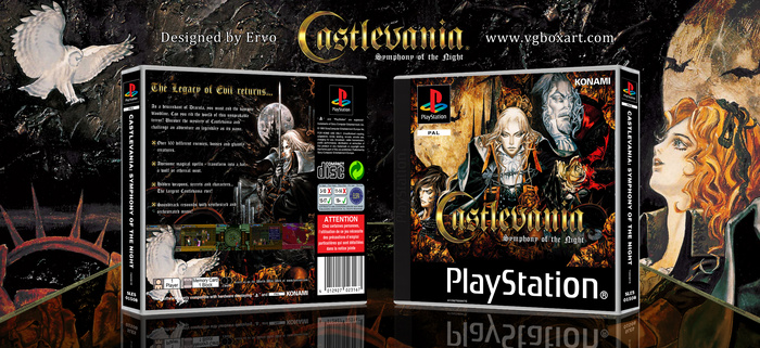 Castlevania: Symphony Of The Night box art cover