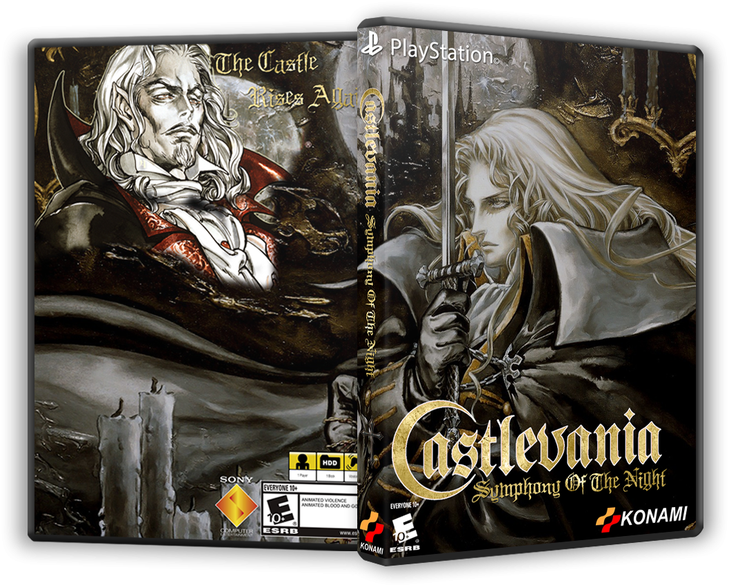 Castlevania Symphony of the Night box cover