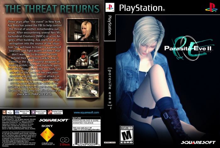 Parasite Eve 2 PlayStation Box Art Cover by Dark Frost