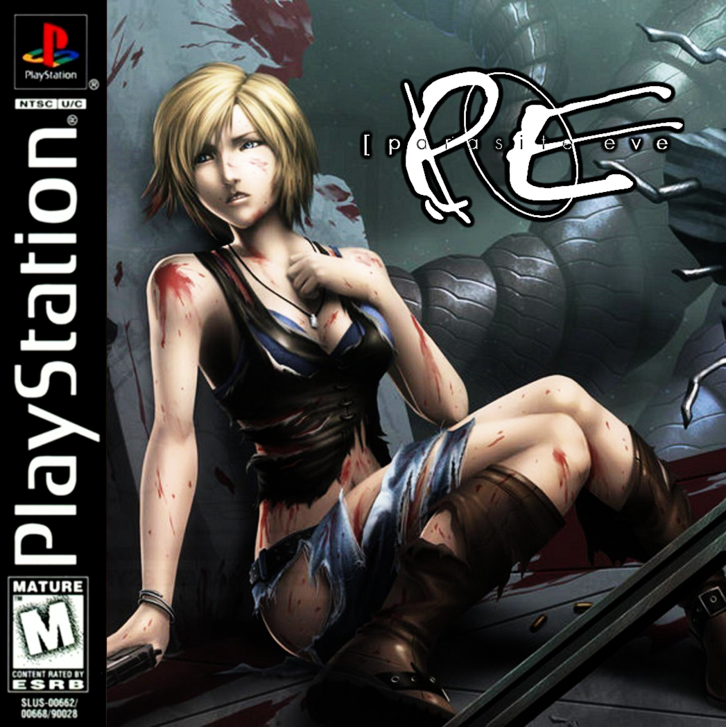 Viewing full size Parasite Eve box cover.