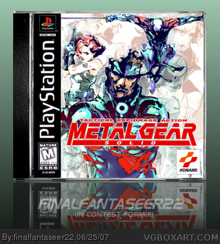 Metal Gear Solid 1 Cover Art