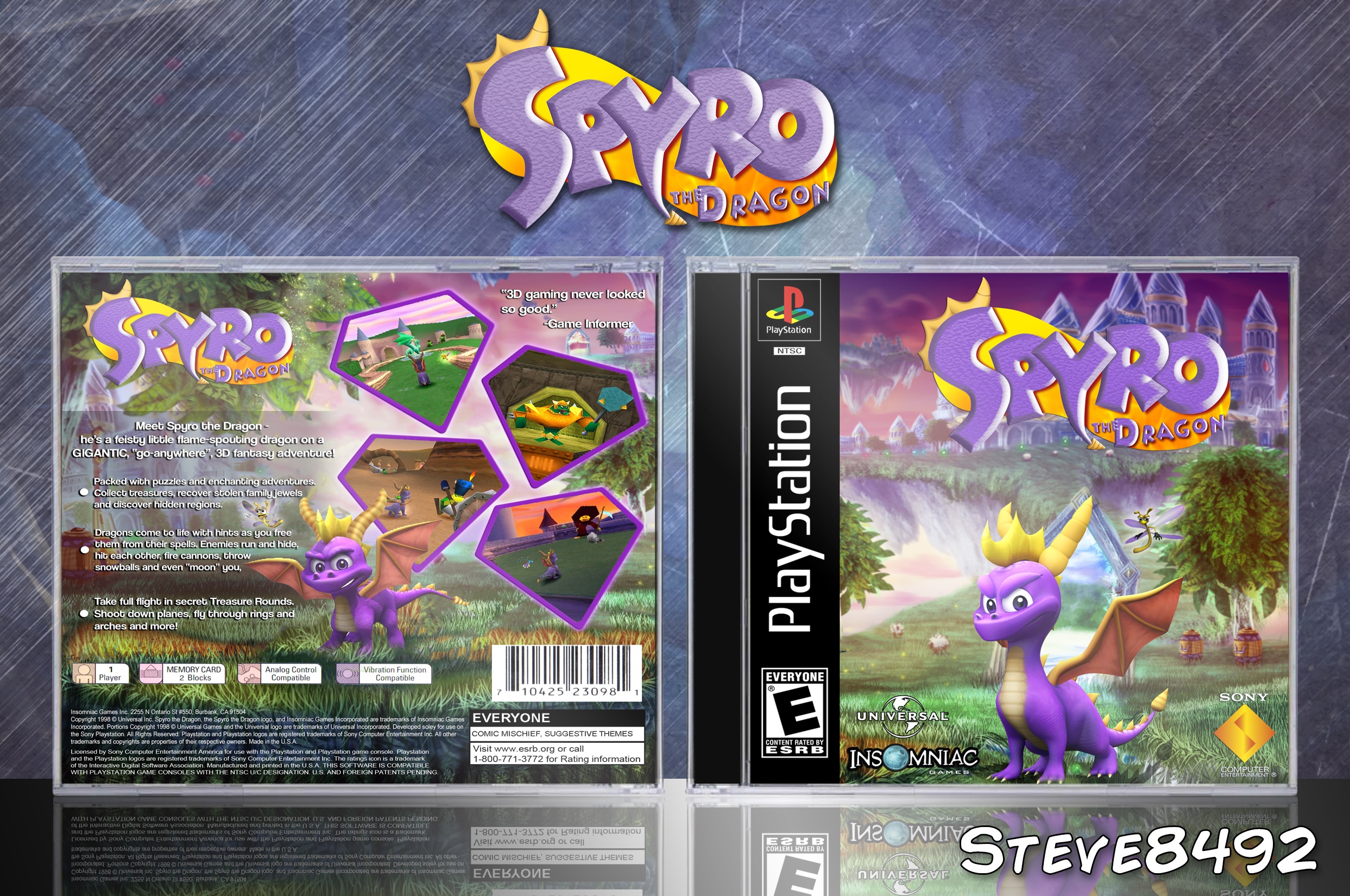 Spyro The Dragon box cover