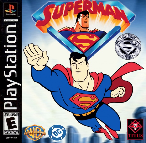 The New Superman Adventures box cover