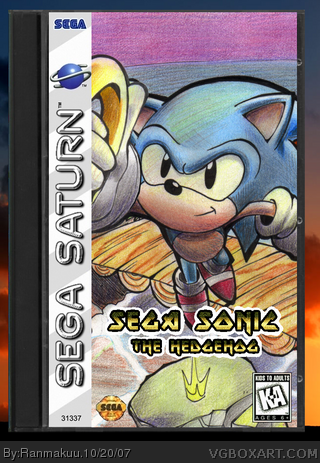 Sega Sonic The Hedgehog box cover