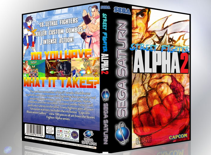 Street Fighter Alpha 2 box art cover