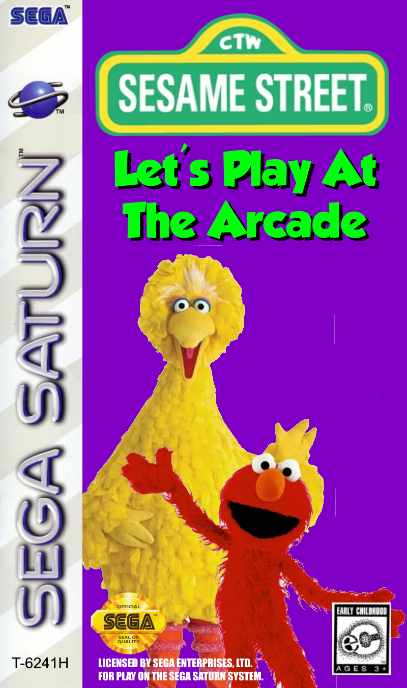 Sesame Street: Let's Play at the Arcade box cover