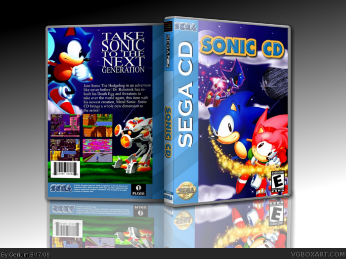 Sonic CD box art cover