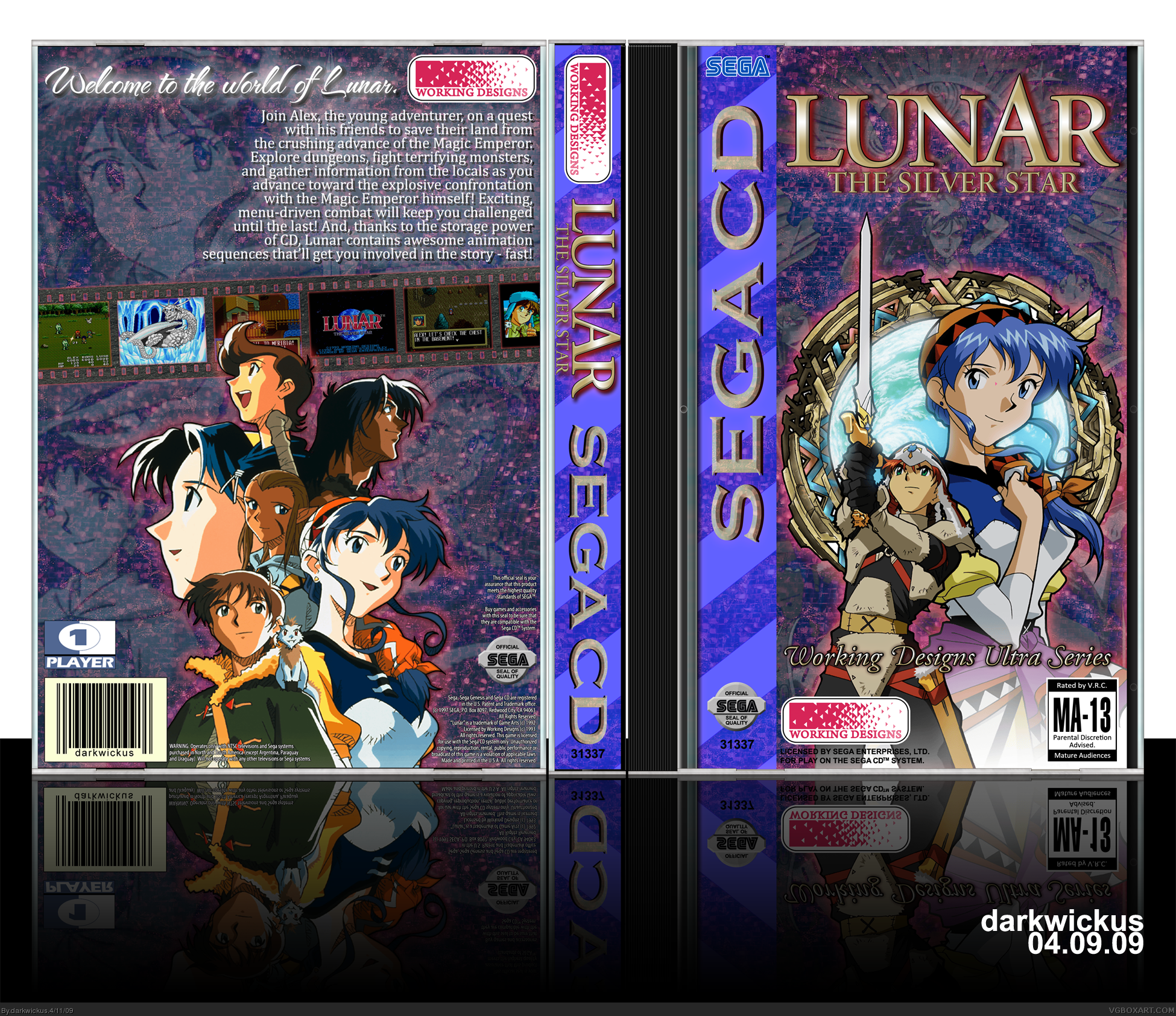 Lunar: The Silver Star box cover