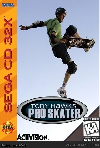 Tony Hawk's Pro Skater (32X) box art cover