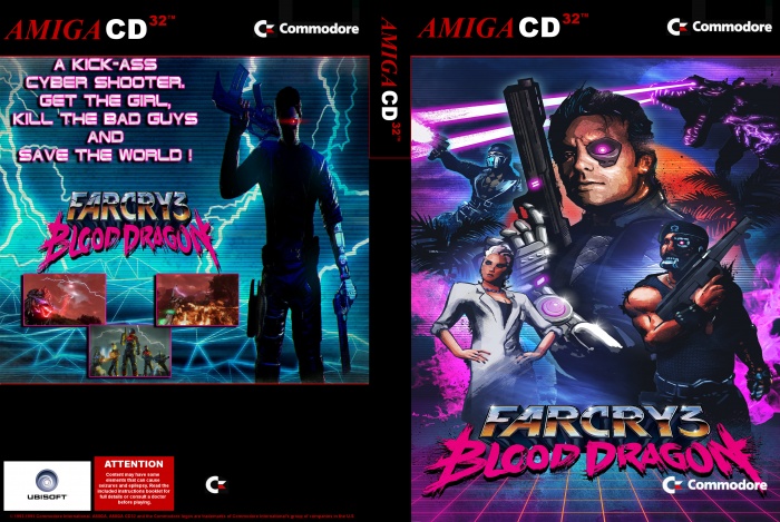 Far Cry 3: Blood Dragon Amiga CD 32 box art cover