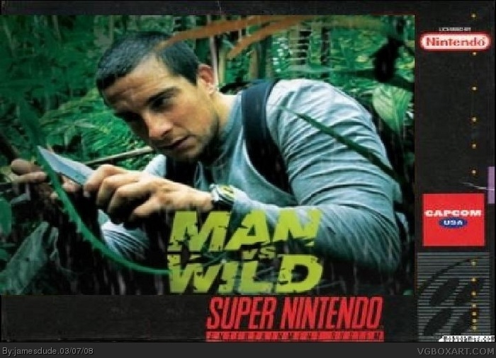 Man vs Wild box art cover