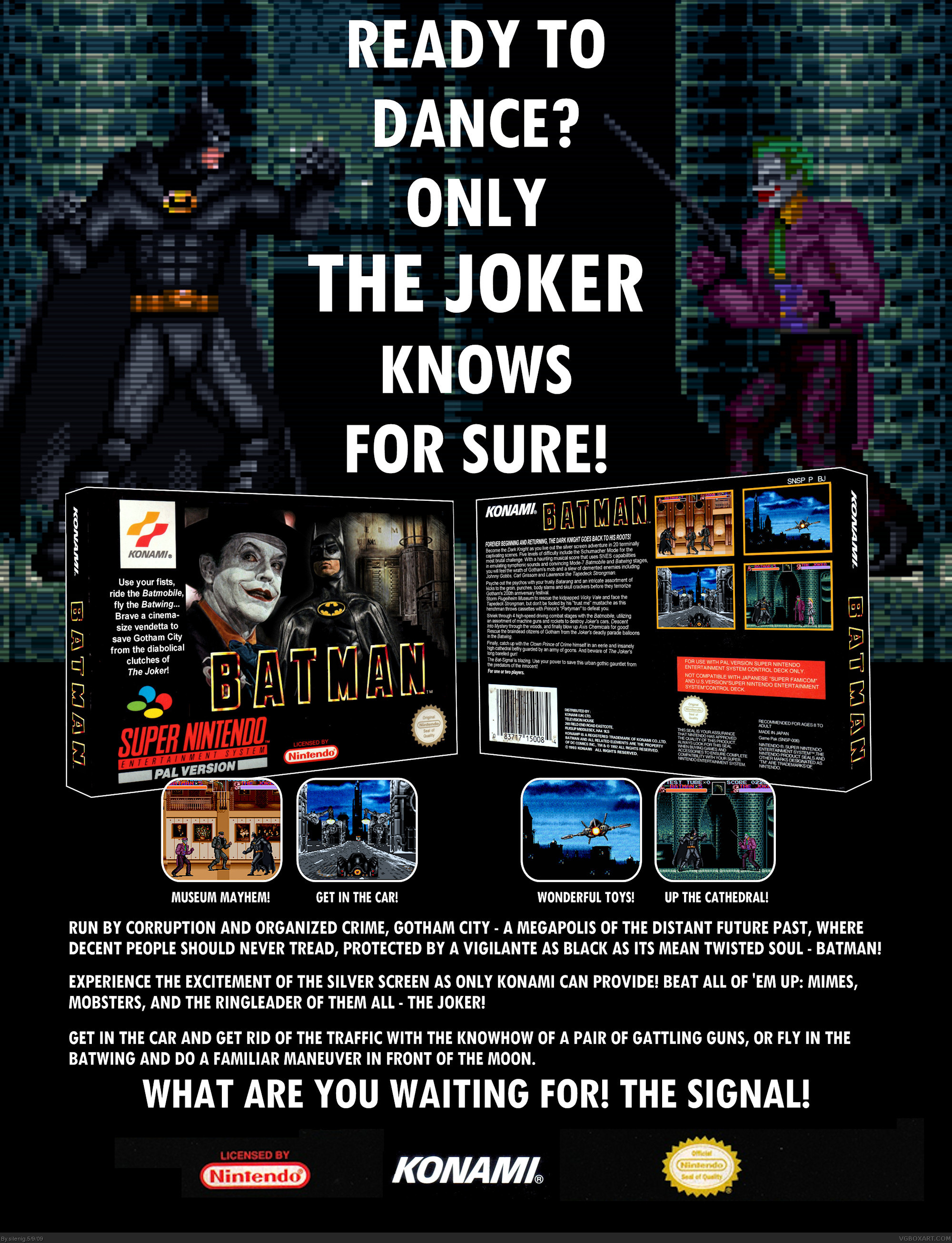 Batman SNES Box Art Cover by silenig2000 x 2611
