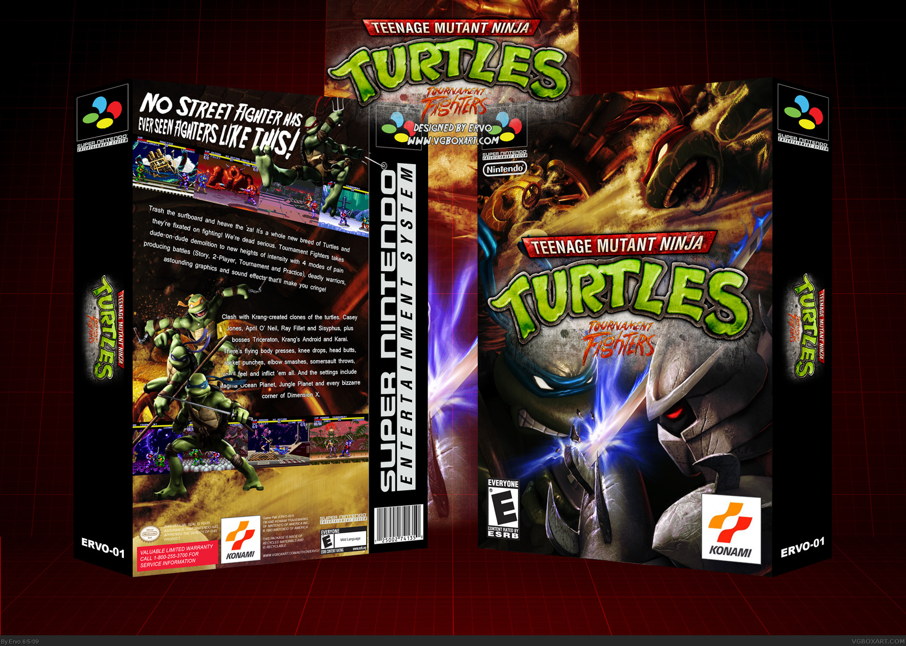 Teenage Mutant Ninja Turtles: Tournament Fighters box cover