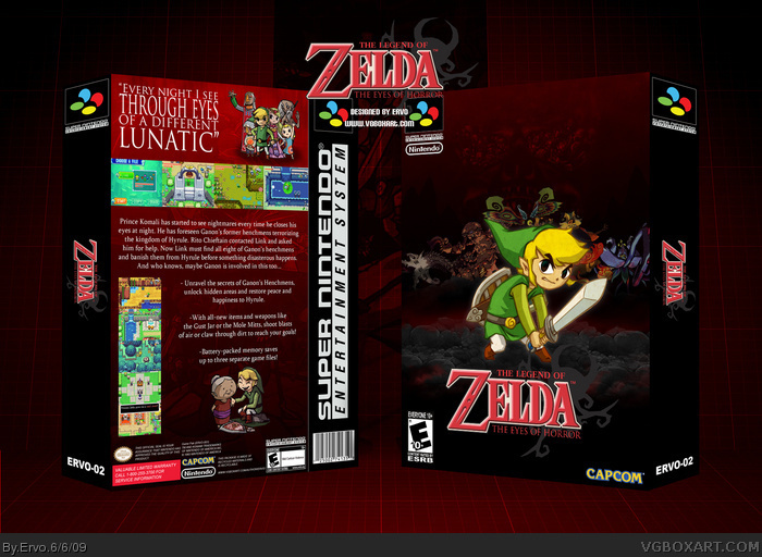 The Legend of Zelda: The Eyes of Horror box art cover
