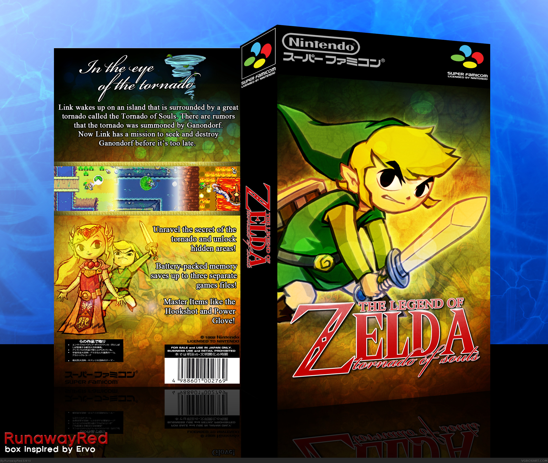 The Legend of Zelda: Tornado of Souls box cover