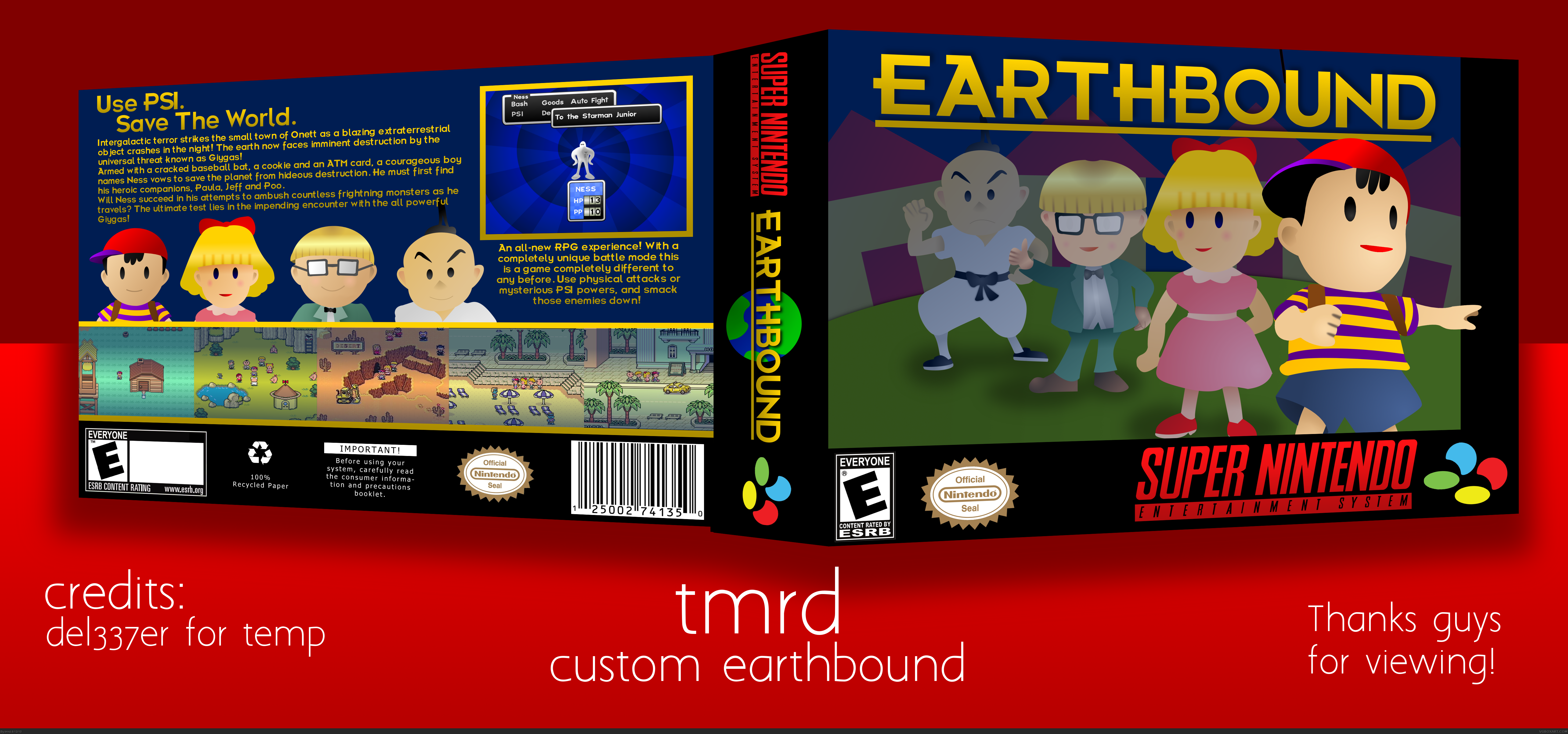EarthBound box cover