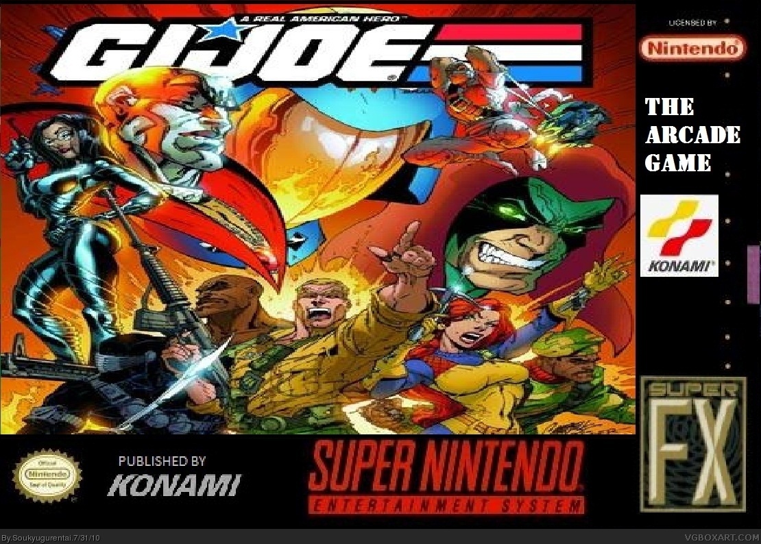 G.I. Joe: The Arcade Game box cover