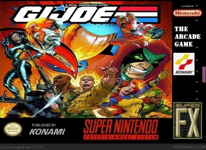 G.I. Joe: The Arcade Game box art cover