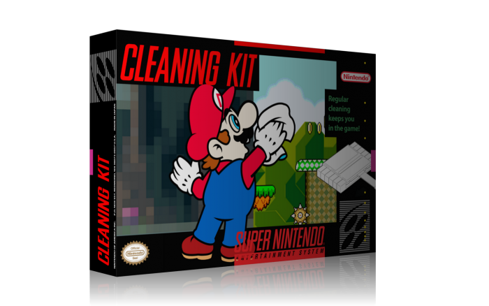 Super Nintendo Cleaning Kit box art cover