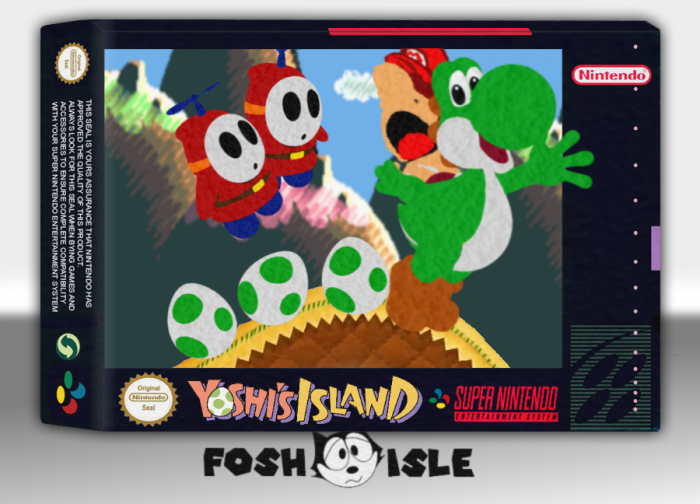 Super Mario World 2: Yoshi's Island box art cover