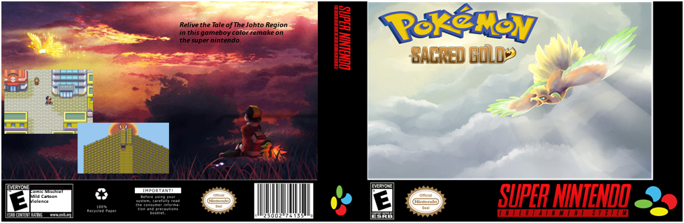 Pokemon Sacred Gold box cover