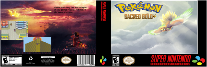 Pokemon Sacred Gold box art cover