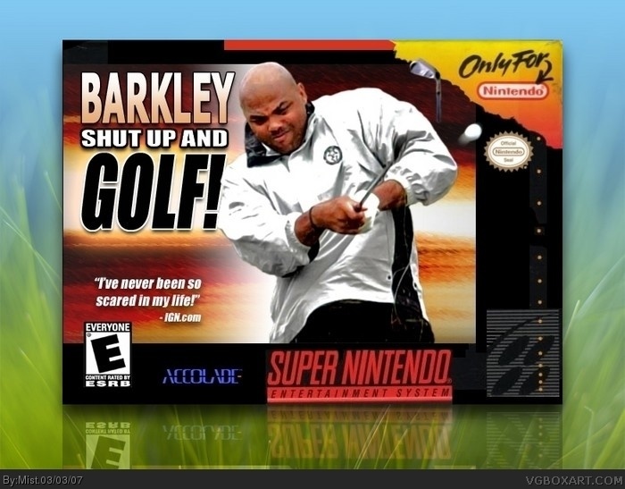 Barkley Shut Up and GOLF! box art cover