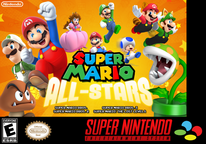 Super Mario All-Stars box art cover