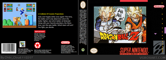 Dragon Ball Z box art cover