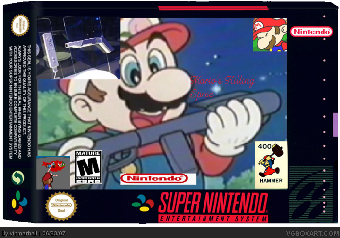 Mario's Killing Spree box art cover