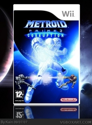 Metroid Prime 3: Corruption box art cover