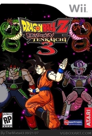 Dragonball Z Budokai Tenkaichi 3 Wii Box Art Cover By Themixta43