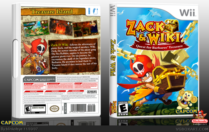 Zack And Wiki Wii Box Art Cover By Blinkofeye - roblox adventure wii box art cover by zash