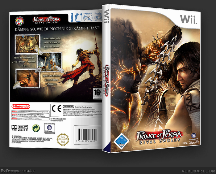 Prince of Persia: Rival Swords box art cover