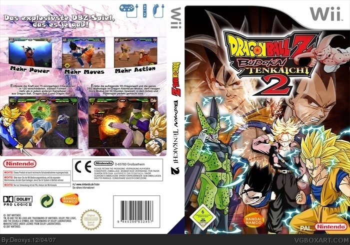 Sceptisch minstens revolutie Dragon Ball Z: Budokai Tenkaichi 2 Wii Box Art Cover by Deoxys