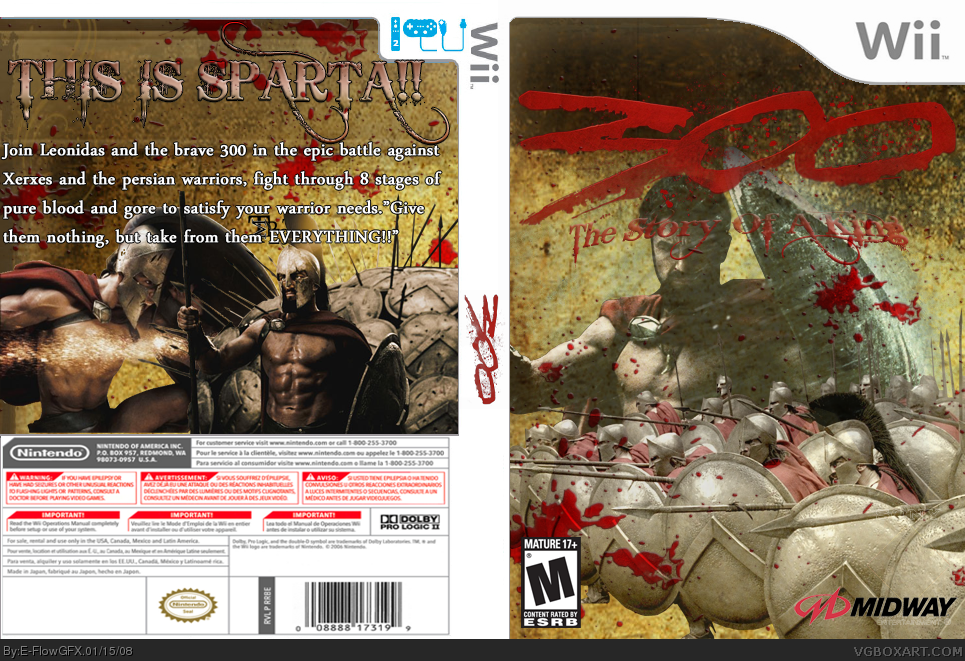 300: The Story Of A King box cover