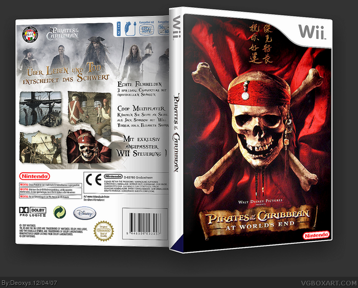 Pirates of The Caribbean 3 box art cover