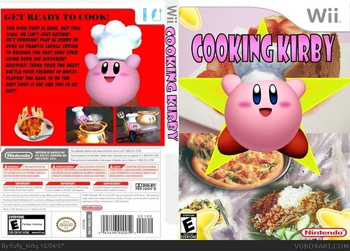 Cooking Kirby box art cover