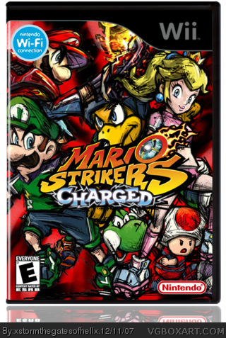 Super Mario Strikers: Charged! box cover