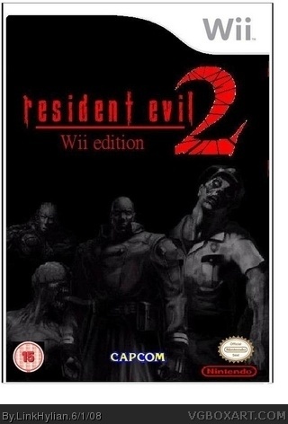 Resident Evil 2 Wii Edition Wii Box Art Cover by LinkHylian