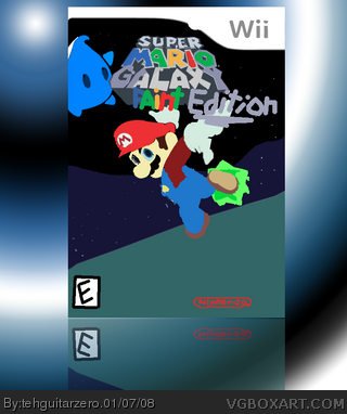 Super Mario Bros Galaxy box art cover