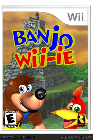 Banjo Wii-ie box art cover