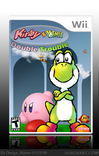 Kirby & Yoshi's Double Trouble box art cover