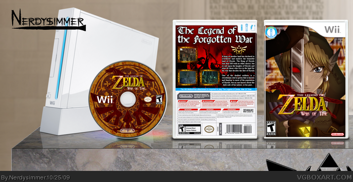The Legend of Zelda: Ocarina of Time Wii Box Art Cover by Eggboy'13