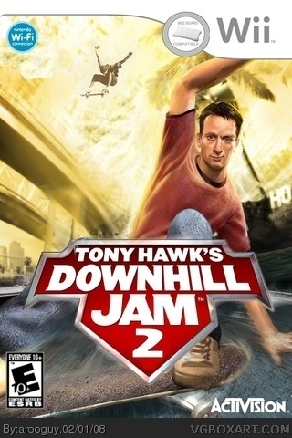 Tony Hawk's Downhill Jam Xbox 360 Box Art Cover by ShadowDialga